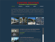 Tablet Screenshot of centresextius.com